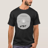 Compact Disc - Cd-rom Throwback donderdag computer T-shirt (Voorkant)