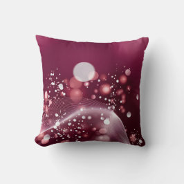 compact mirror Elegant Pink and White Design Kussen