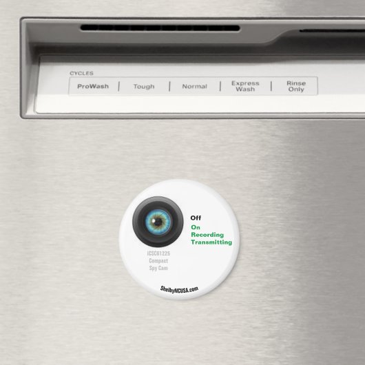 Compact Spy Cam Fridge Magnet (In Situ (Lave-vaisselle))