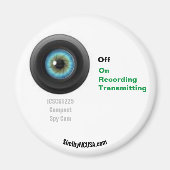 Compact Spy Cam Fridge Magnet (Devant)