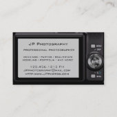 Compact Visitekaartje voor digitale camera fotogra (Achterkant)