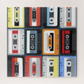 Compactcassettes:  plat ontwerp. legpuzzel (Horizontaal)