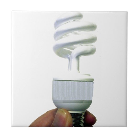 Compacte fluorescentielamp tegeltje (Voorkant)