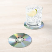 Compacte schijf ronde kartonnen onderzetter (Insitu)