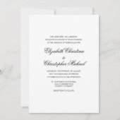 Compacte traditionele elegantie (ontvangst om te v kaart (Voorkant)