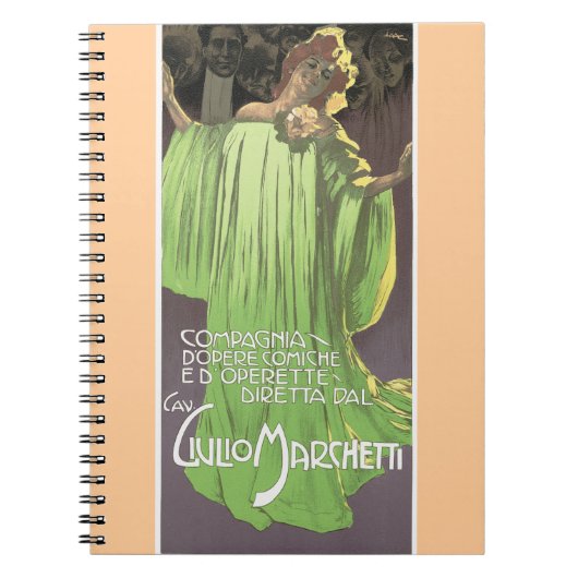 Compagnia d'Opere Comiche Notitieboek (Voorkant)