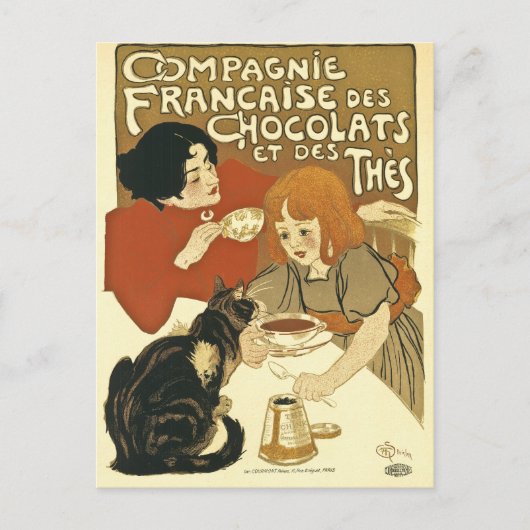 Compagnie Chocalats Advertisement French Briefkaart (Voorkant)