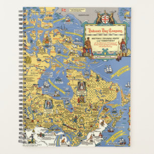 Compagnie de la Baie d'Hudson - Carte du Canada