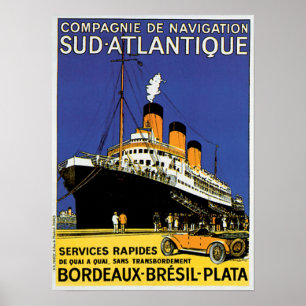 Compagnie de Navigation Sud-Atlantique Poster