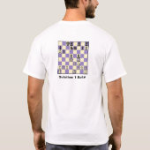 Compagnon d'échecs dans 1 T-shirt de base du (Dos)