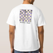 Compagnon d'échecs dans 1 T-shirt de valeur du (Dos)