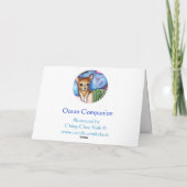 Compagnon d'océan - carte vierge (Dos)