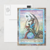 Compagnons Célestes Carte Postale Fée et Dragon (Devant / Derrière)