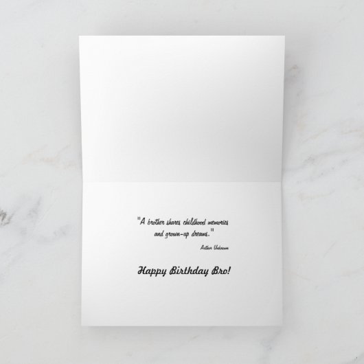 Compagnons d'automne - Carte d'anniversaire pour F (Intérieur)