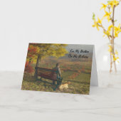 Compagnons d'automne - Carte d'anniversaire pour F (Fleur jaune)