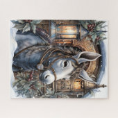 Compagnons de fête : Puzzle de l'âne de vacances (Horizontal)