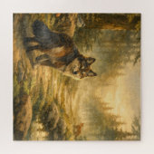 Compagnons de la forêt picturale | Puzzle 20" × 20 (Horizontal)