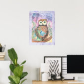 Compagnons du Crépuscule Impression de Hibou et Fé (Bureau à domicile)