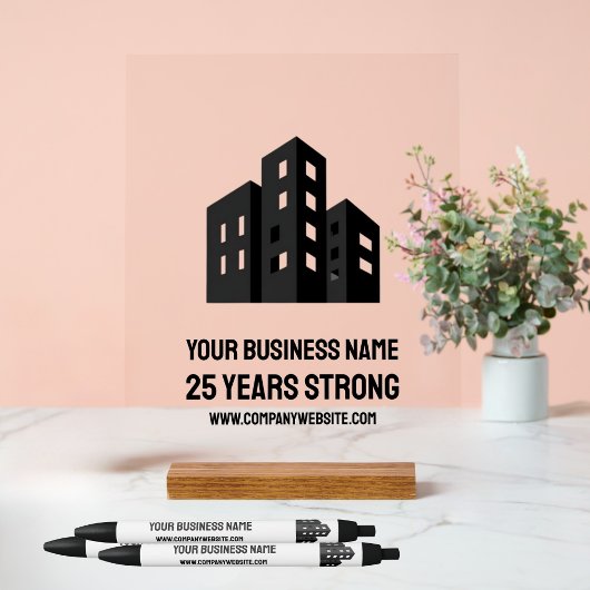 Company Business Logo Celebrating # Years Custom