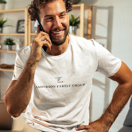 Company Business Name Uniform Branded T-shirt