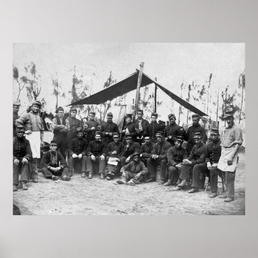 Company F, 3rd New Hampshire Volunteers, 1862 Poster (Voorkant)