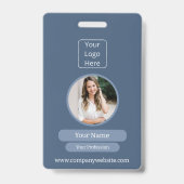  Company ID Badge met QR Code (Voorkant)