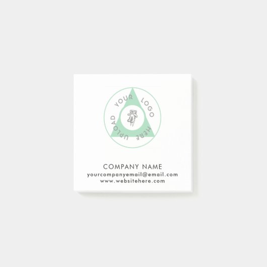Company Logo Branded Post-it® Notes (Voorkant)