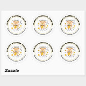 Company Logo Thank You Round Stickers (Feuille)
