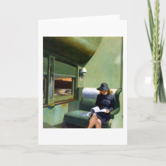 Compartiment C Auto Edward Hopper Kaart (Voorkant)