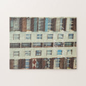 Compartiment gebouw legpuzzel (Horizontaal)