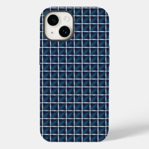 Compartiment ontwerp afgerond blauw Case-Mate iPhone 14 hoesje