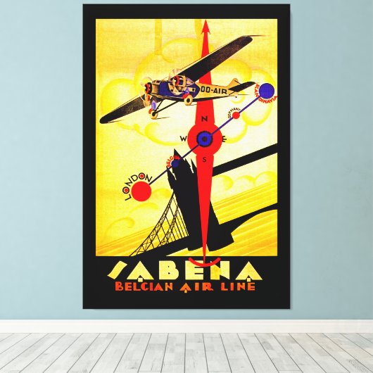 Compas Art déco Sabena - L (Insitu (Plancher de Bois))