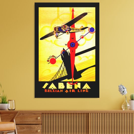 Compas Art déco Sabena - L (Insitu(Salon))