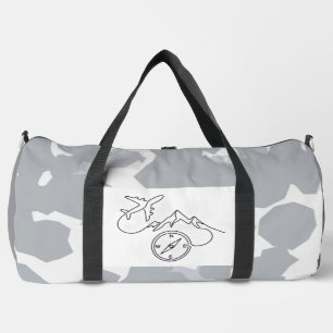 Compas de voyage ligne artistique sac de sport