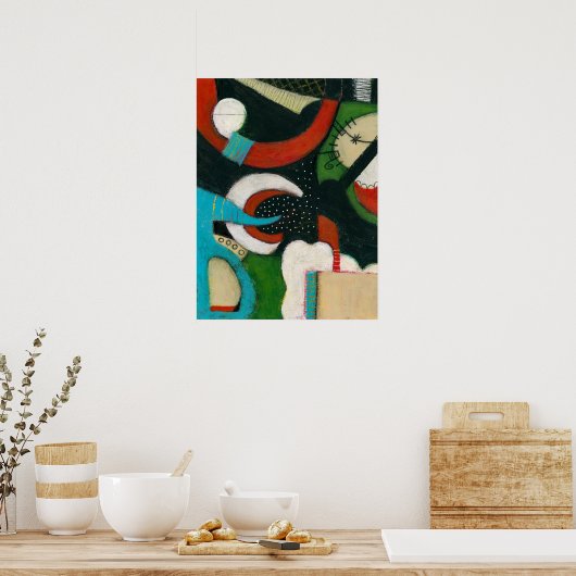 Compass at Night Poster Wall Art (Cuisine)