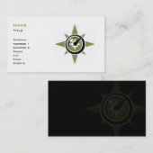 Compass Business Card-template Visitekaartje (Voorkant / Achterkant)