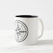 Compass BW Tweekleurige Koffiemok (Voorkant rechts)