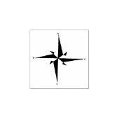 Compass Camping Hiking Summer Camp New Directions Rubberstempel (Afrduk)