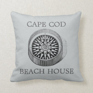 Compass Cape Cod Beach huis Kussen