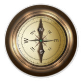 Compass Ceramic Drawer/ Cabinet Knop (Voorkant)