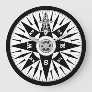 Compass Clock Grote Klok