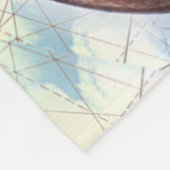 Compass Clouds Fleece Deken (Hoek)