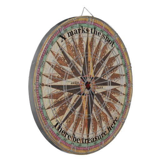   Compass Dartboard Dartbord (Voorkant Links)