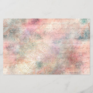  Compass Ephemera Decoupage Scrapbook paper