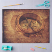Compass Grunge 20x30-decoupage Tissuepapier (Craft)