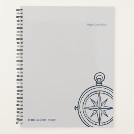 Compass Hard Cover Planner- Midnight Cartographer  Planner
