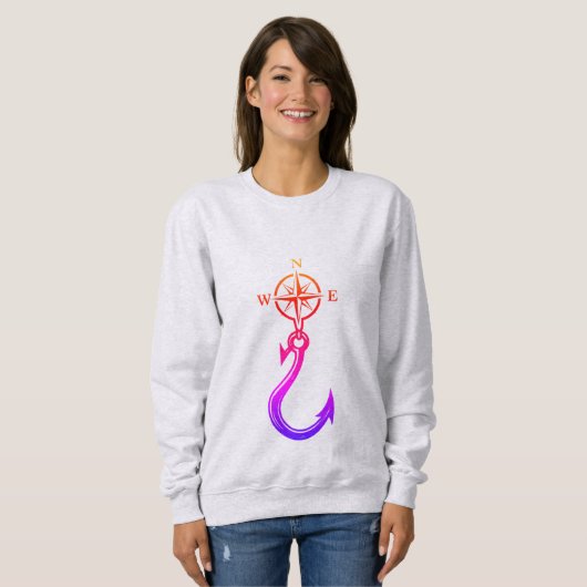 Compass & Hook – Women’s Sweatshirt (Voorkant volledig)