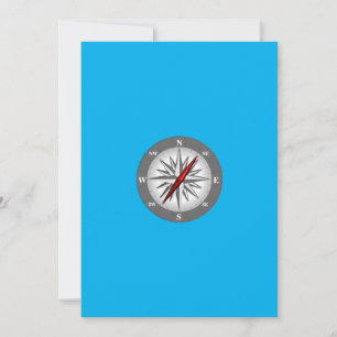 Compass Invitations Voyage de noces aventureux