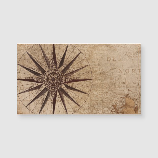 Compass Map Holiday Briefkaart (Voorkant)