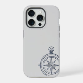 Compass- Midnight Cartographer- iPad/phone Cover iPhone 15 Pro Hoesje